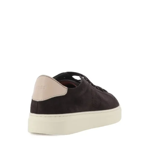 Дамски Сникърс BOSS – 50563336 KIERAN TENN SDPFBB DARK BROWN — снимка 2