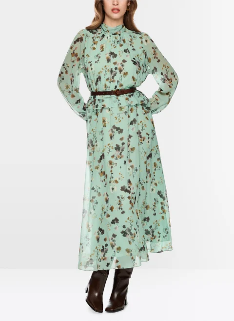 Рокля с флорален принт Marc Cain Collections