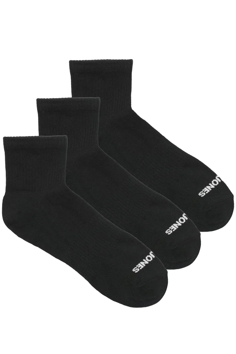 Чорапи (Pack of 3) Jacluca Short Tennis 12280171 C-N10 black