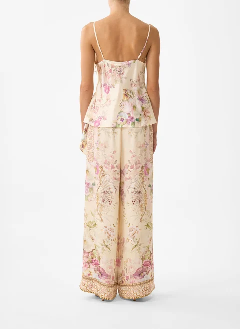 Копринен топ 'Adorned in aranjuez' Camilla — снимка 3