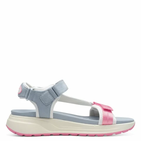 Дамски Спортни Сандали TAMARIS – 1-28713-44-895 LT. BLUE COMB — снимка 2