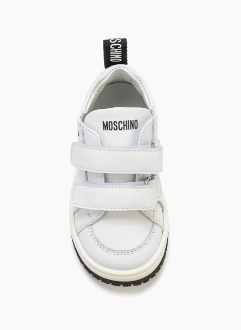 Кожени кецове 'Teddy Bear' Moschino Kids — снимка 5