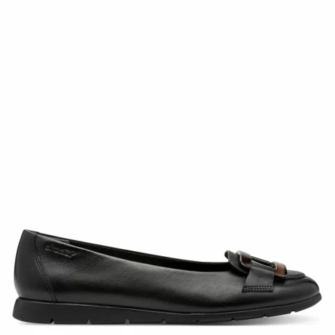 Балерини TAMARIS – 1-22170-45-003 BLACK LEATHER