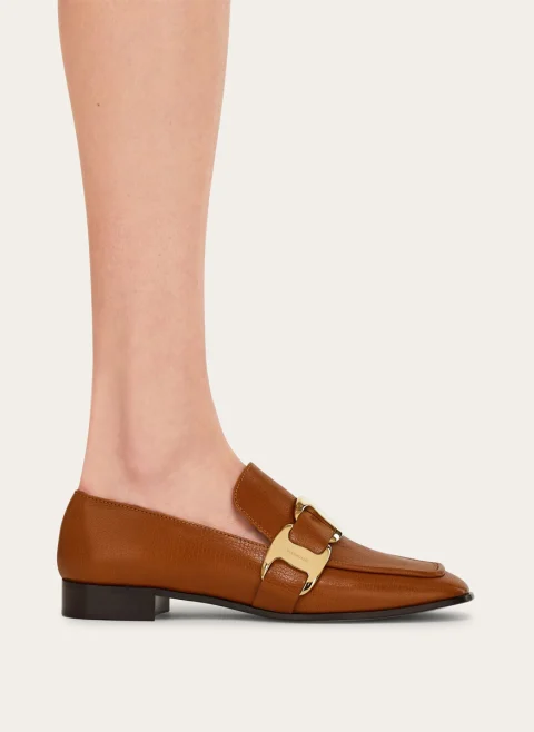 Мокасини с катарама Ferragamo — снимка 6