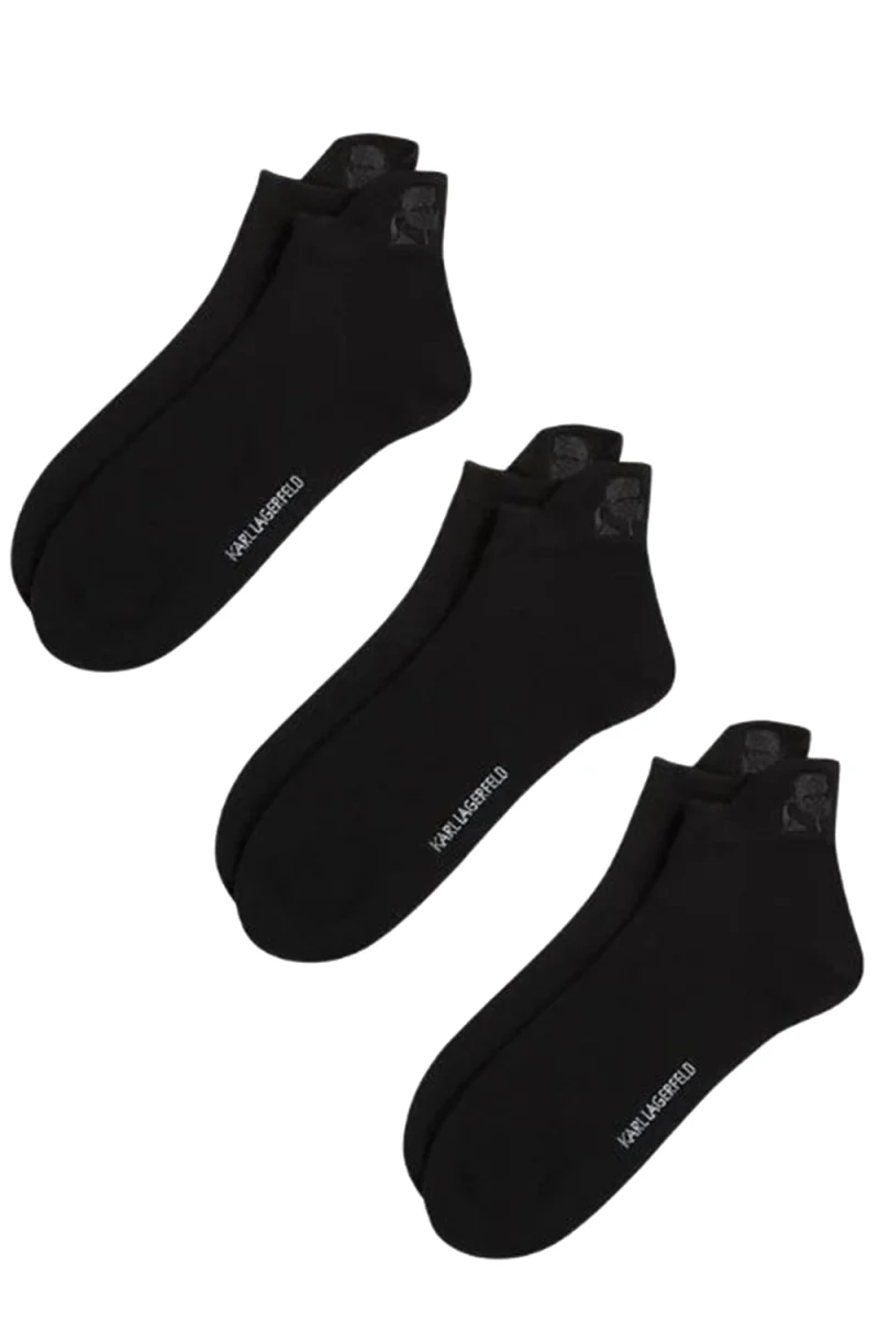 Чорапи (Pack of 3) K/Kameo Logo A4M47041 999 black