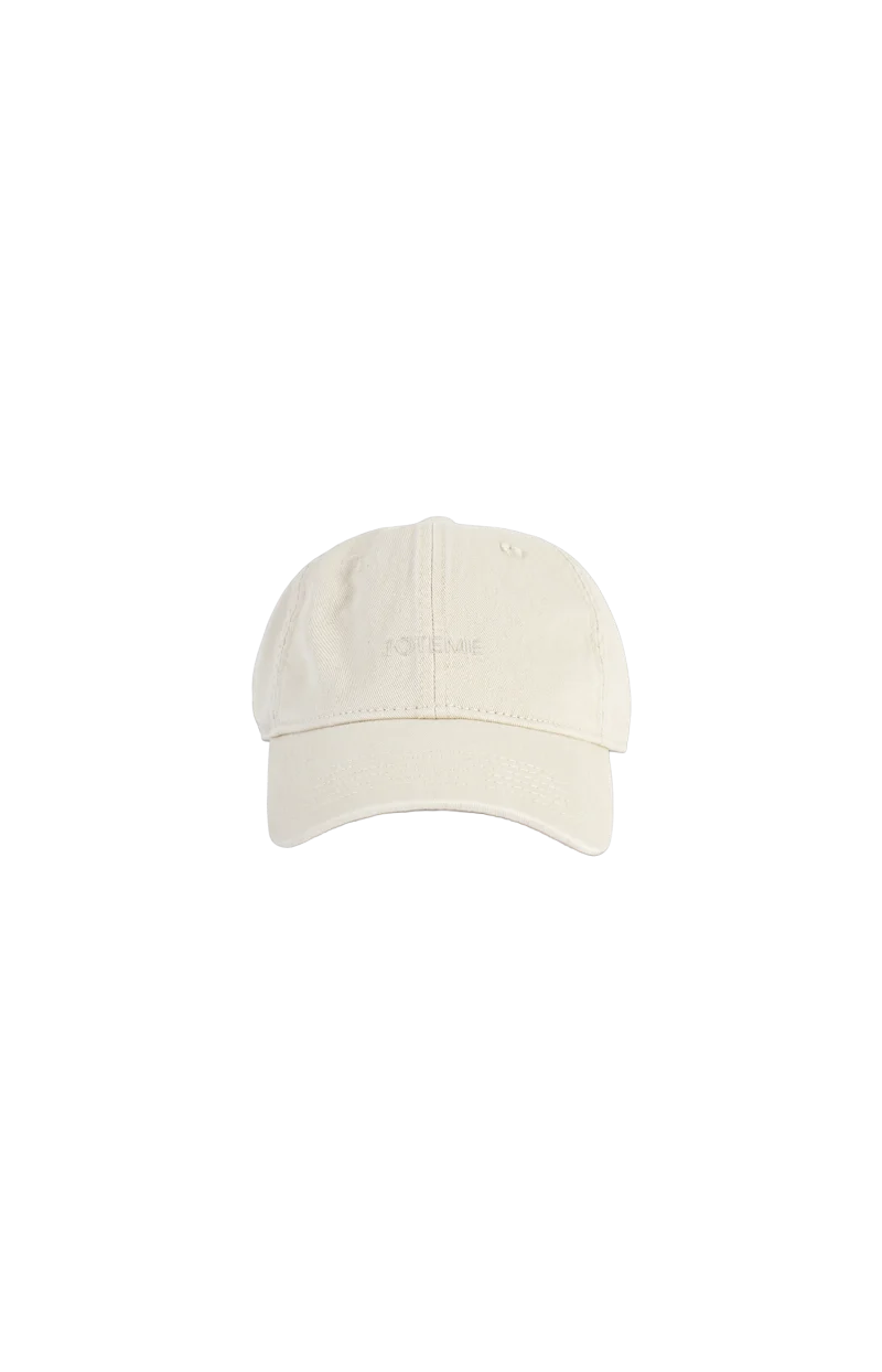 Leather Trim Cotton Cap