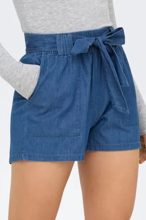 Къс панталон Onlnova Azure Talia 15370342 BS000065 medium blue denim — снимка 2