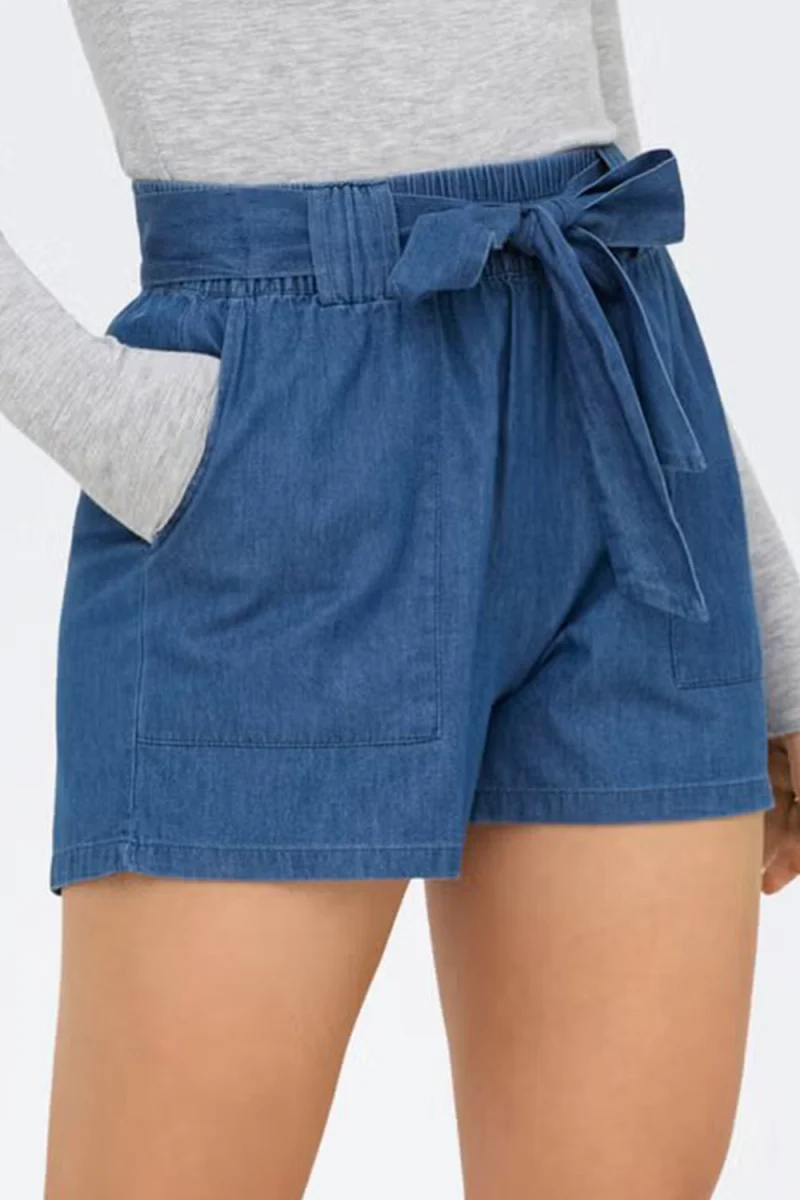 Къс панталон Onlnova Azure Talia 15370342 BS000065 medium blue denim — снимка 2