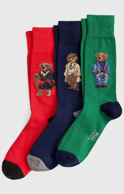 Комплект от три чифта чорапи Polo Bear