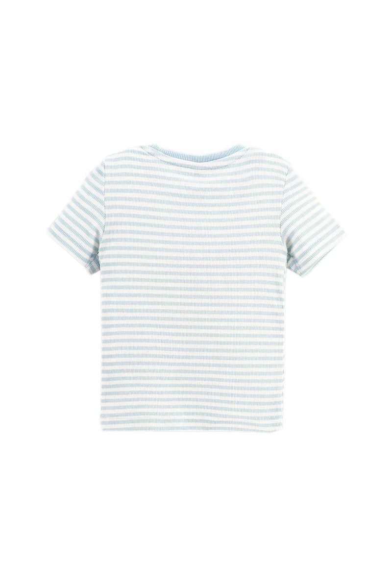 Детски Top Komjosse S/S O-Neck Top Jrs 15253850 14-4115 tcx cashmere blue — снимка 2