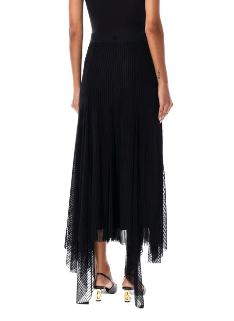 Пола от тюл с асиметричен мотив Givenchy — снимка 2