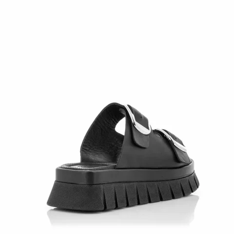 Дамски Равни Чехли CARLO FABIANI – 420.97 BLACK — снимка 2