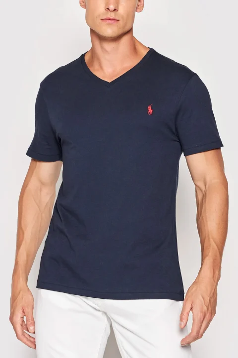 T-Shirt Ssvncmslm3-Short Sleeve 710671453091 410 navy — снимка 2