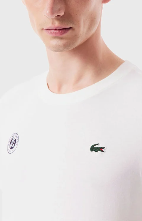 Памучна тениска ROLAND-GARROS EDITION с лого — снимка 4