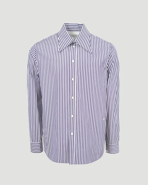 Striped Poplin Shirt — снимка 5