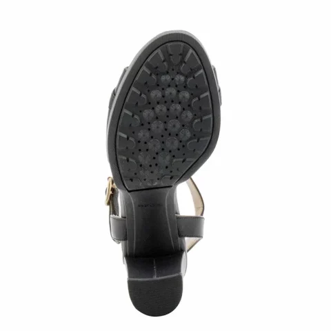 Дамски Сандали На Ток GEOX – D55B6A D WALK PLEASURE 85S BLACK — снимка 5