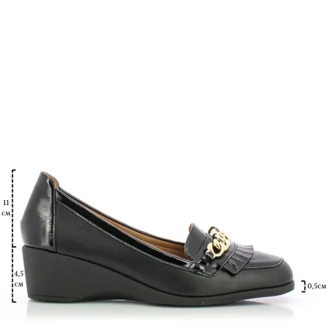 Дамски Обувки На Платформа VERONELLA – 25140129 BLACK — снимка 4
