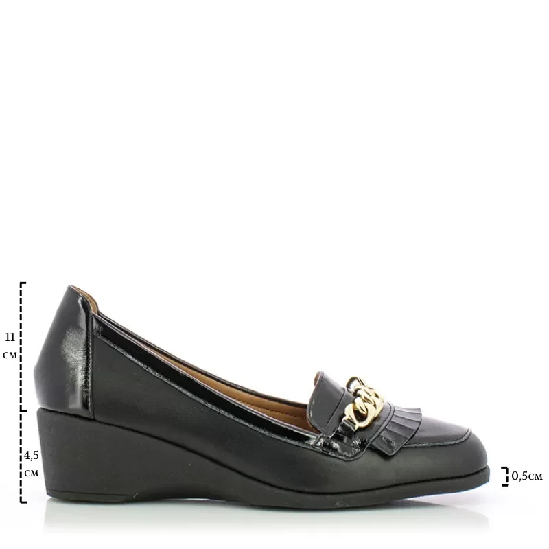 Дамски Обувки На Платформа VERONELLA – 25140129 BLACK — снимка 4