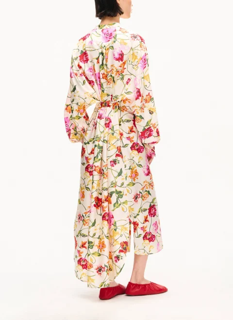 Копринена рокля-риза 'Wildflower' Kenzo — снимка 3