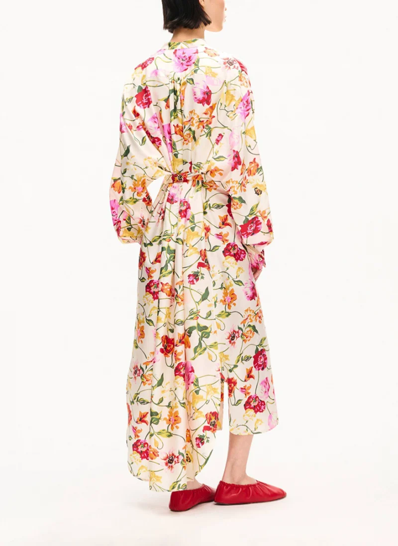 Копринена рокля-риза 'Wildflower' Kenzo — снимка 3