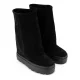 Дамски черни боти Double Face Casadei — снимка 3