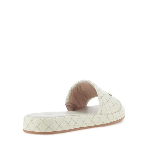 Дамски Равни Чехли JORGE BISCHOFF – J24823005002 OFF WHITE — снимка 2