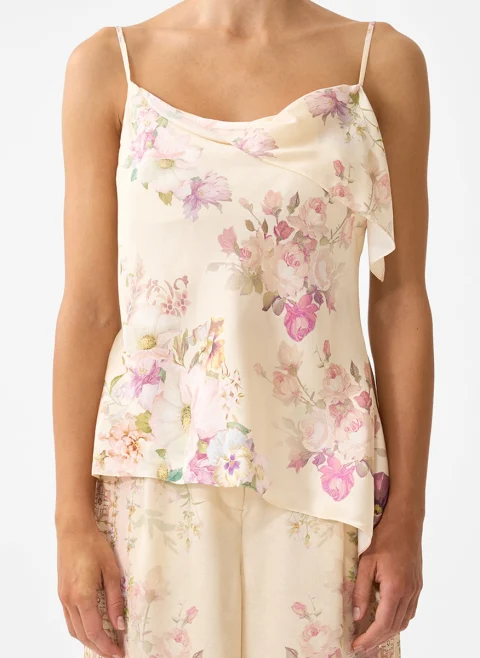 Копринен топ 'Adorned in aranjuez' Camilla — снимка 5