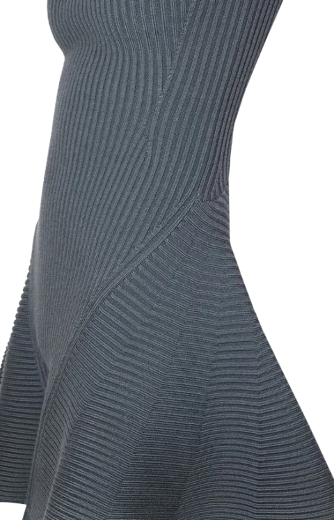 Ribbed Skater Dress — снимка 2