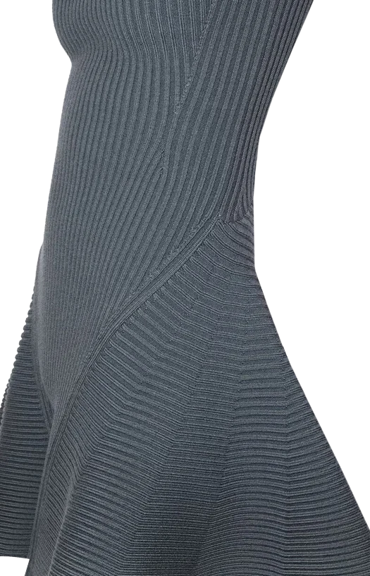 Ribbed Skater Dress — снимка 2