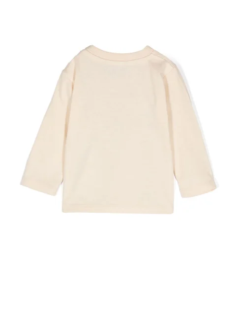 Блуза с принт 'Teddy Bear' Moschino Kids — снимка 2