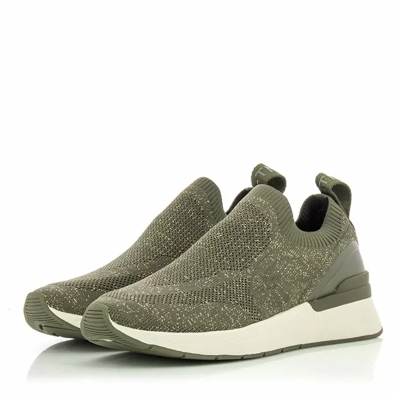 Дамски Сникърс TAMARIS – 1-1-24704-21 KHAKI — снимка 3