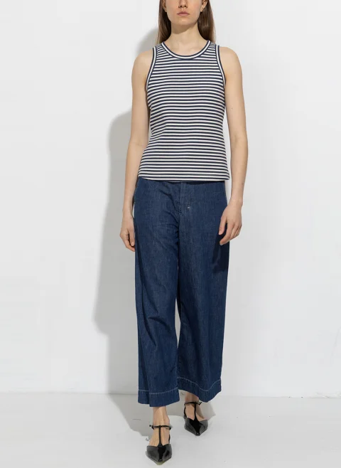 Топ с бродерия 'Regular fit' 'S Max Mara Carolina — снимка 15