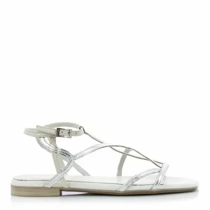 Дамски равни сандали TAMARIS – 1-1-28127-28 171 WHITE/SILVER
