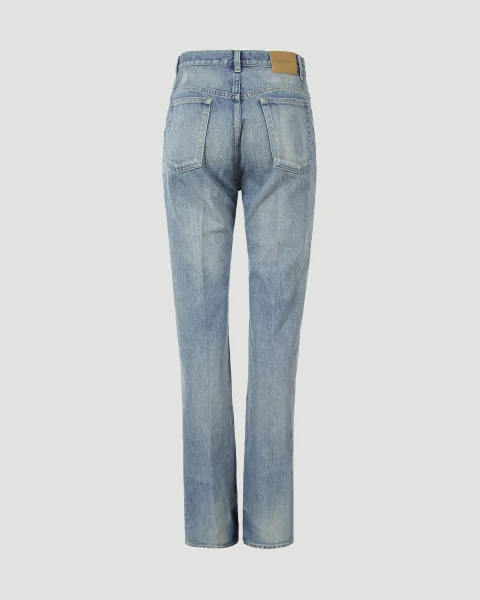 Straight Jeans in Benjamin Blue Denim — снимка 3