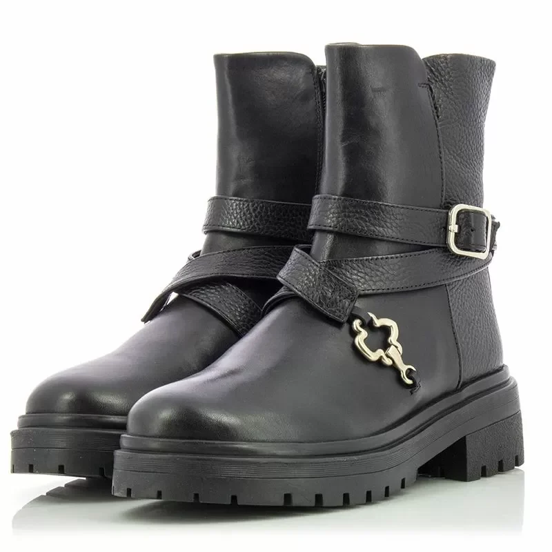 Дамски Кубинки APEPAZZA – F2COMBAT34/LEA CELINA-BLACK — снимка 7
