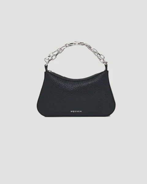 McQueen T-Bar Mini Pouch in Black