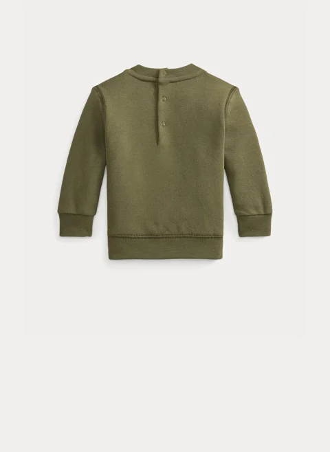 Суитшърт с принт 'Polo Bear' Ralph Lauren Kids 9M-24M — снимка 2
