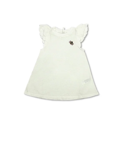 Рокля с детайли от плетиво Zimmermann Kids