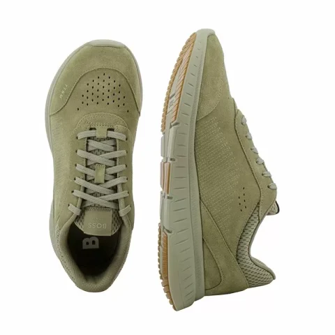 Мъжки Сникърс BOSS – 50542109 C TTNM RUNN SD MEDIUM GREY — снимка 5