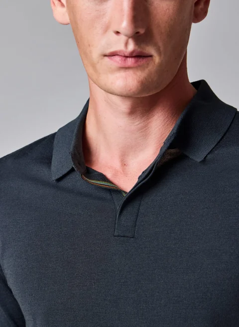 Полошърт от фино плетиво Paul Smith — снимка 5