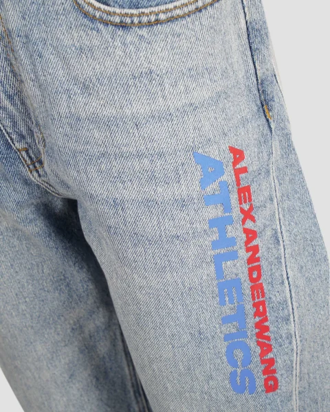 Wide-Leg Jeans with Logo — снимка 2
