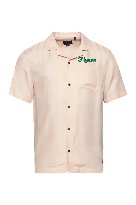 Риза Vintage Bowling S/S Shirt M4010621A 18c oatmeal