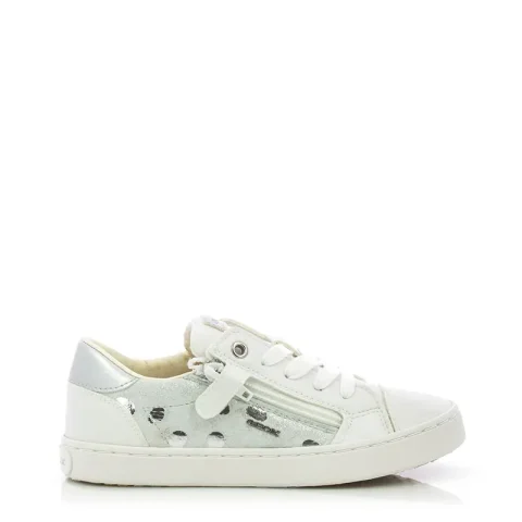 Сникърс Момичета GEOX – J02D5B C1002 JR KILWI GIRL OFF WHITE