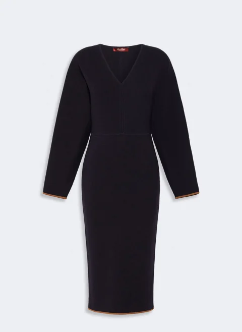 Миди рокля от плетиво Max Mara Studio Mstemiro