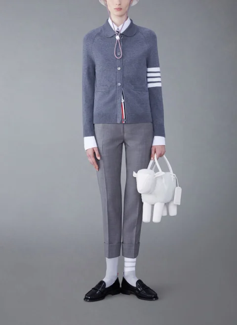 Риза от памучен поплин Thom Browne — снимка 2