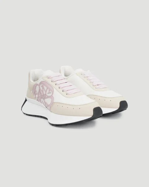 Sprint Runner in White and Porcelain — снимка 2