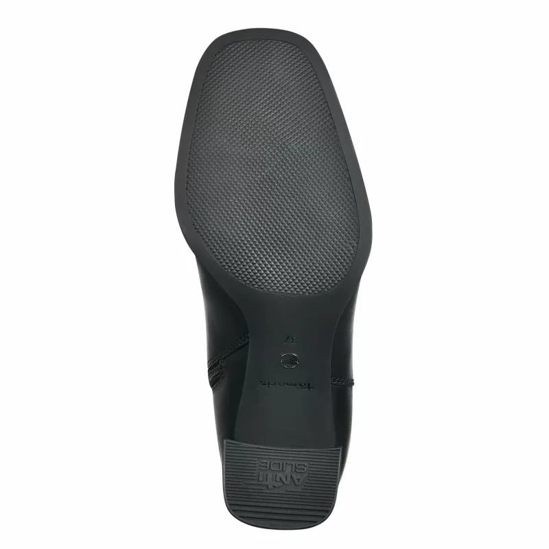 Ботуши На Ток TAMARIS – 1-25517-41-001 BLACK — снимка 6