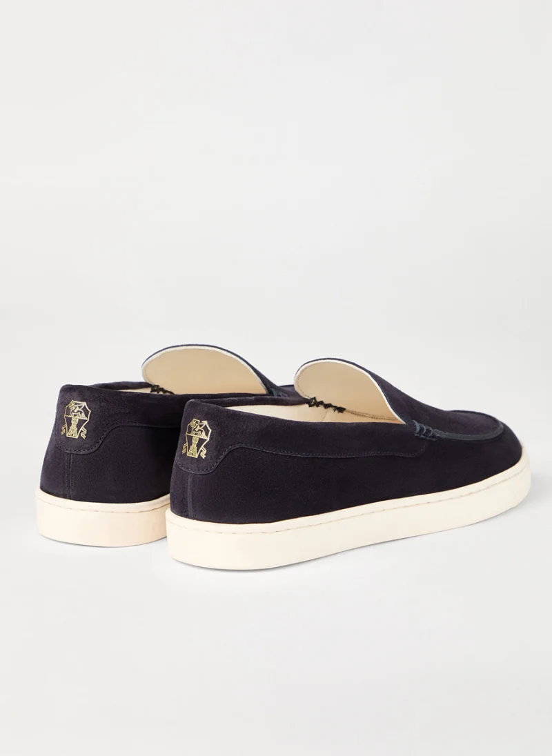 Велурени мокасини 'Sport style' Brunello Cucinelli — снимка 16
