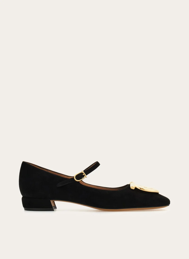 Балерини на ток `Mary Jane` Ferragamo