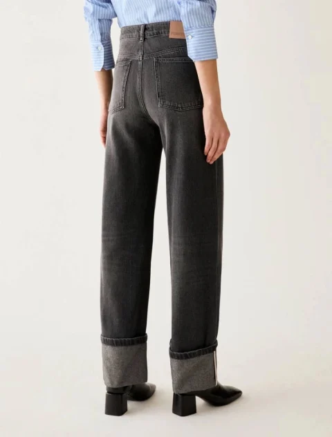 Деним с контрастен детайл 'Straight fit' Pennyblack Pbbstraight — снимка 3